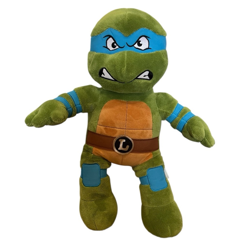Teenage Mutant Ninja Turtle Build-A-Bear Green and Blue plush toy figurine